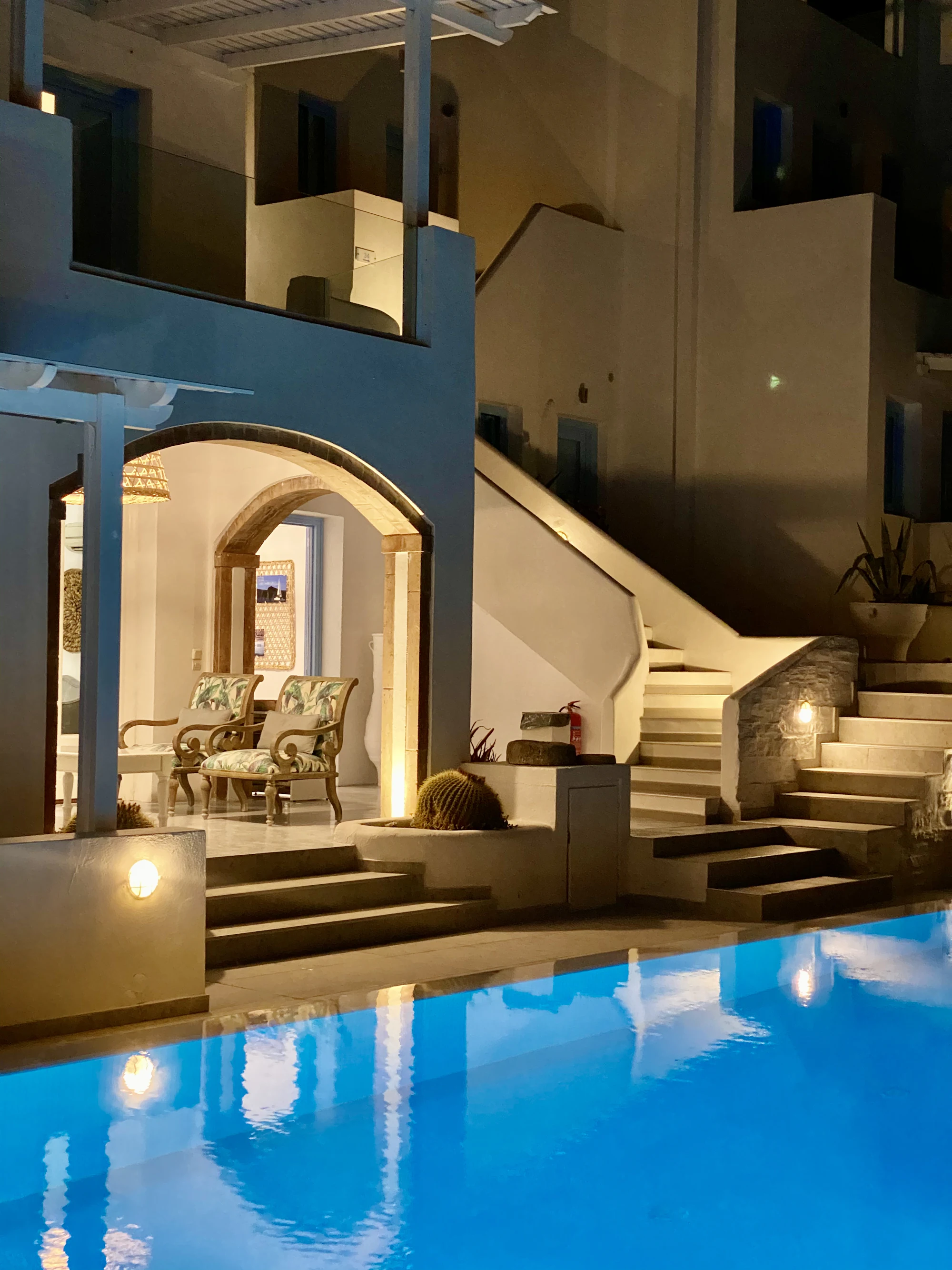 A calm, softly lit interior